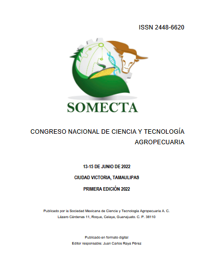 Portada 9vo. Congreso Nacional de Ciencia y Tecnología Agropecuaria Universidad Autónoma de Tamaulipas 2022
