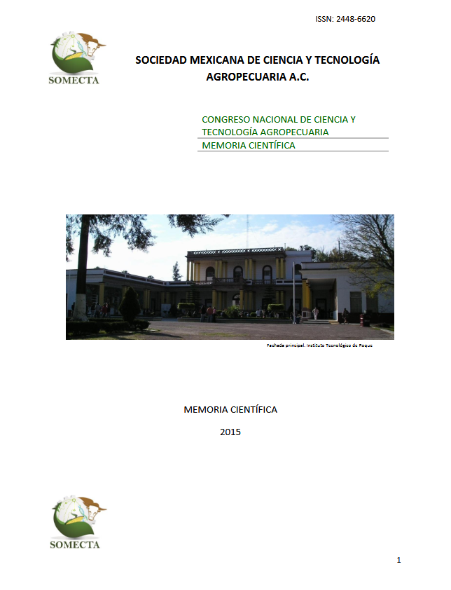 Portada 2do. Congreso Nacional de Ciencia y Tecnología Agropecuaria 2015
